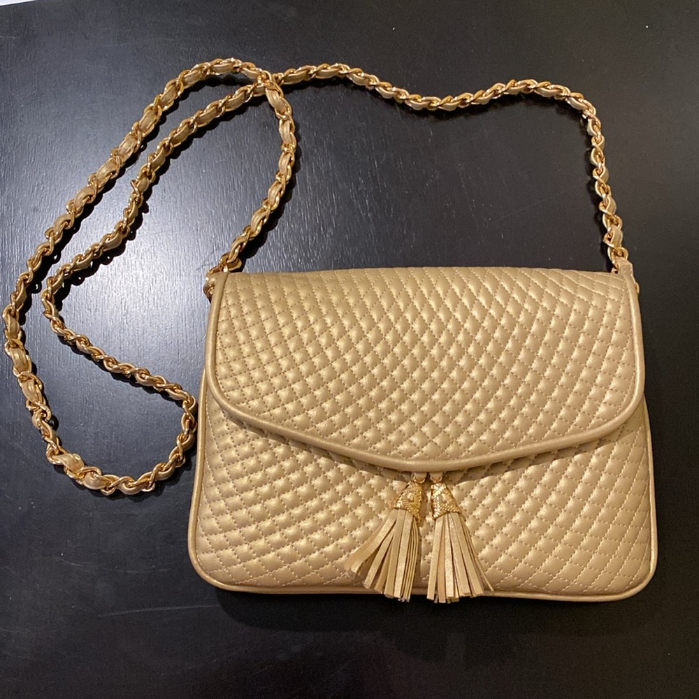 Worthington Crossbody Bag Gold Vintage